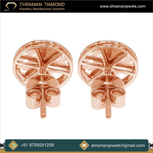 925 <b>Silver</b> Rhodium Plated Custom Wholesale Multi Size Cluster Halo Moissanite Cute Luxury Stud <b>Earring</b> Flower Charm Anniversary - Product Image 4