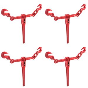 Tenditori a cricchetto Grado 70 80, Carico di sicurezza 9215 libbre, Lunghezza regolabile 3/8\"-1/2\", Ganci e Catene G70 - Product Image 1