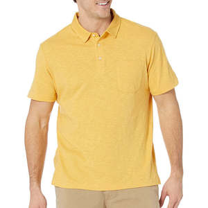 Direct Factory Made Men's Trendy Chest Pocket Style <b>Polo</b> Shirt 100% Cotton Breathable Fabric Men's Regular Fit <b>Polo</b> Shirt - Product Image 2