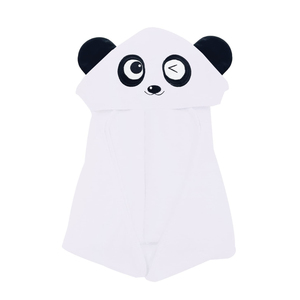 Serviette de bain à capuche personnalisée en molleton de coton doux à motif uni, super absorbante, pour nouveau-nés et tout-petits, poncho de bain - Product Image 4