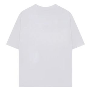 T-shirt en coton blanc à manches courtes pour homme, coupe oversize, design minimaliste sur le devant, vêtements décontractés streetwear, fabrication OEM, vente en gros - Product Image 2