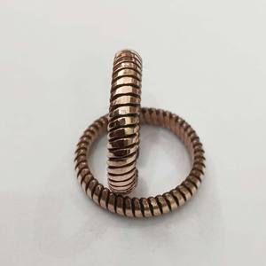 Anillos para Servilletas de Alambre de Cobre Puro Trenzado Estilo Americano, Unisex, Alivio para la Artritis, Salud de las Articulaciones, Acabado Antiguo, Duradero, 10g - Product Image 3