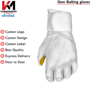 Guantes de Bateo de Béisbol Ajustables, de Cuero, Duraderos, Cómodos y Ligeros - Product Image 5