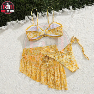 Tendances estivales : style de vacances simple et décontracté avec des imprimés floraux aléatoires, parfait pour les jeunes femmes, tenue de plage. - Product Image 6