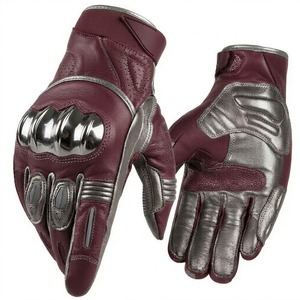 Gants de moto en cuir légers d'été perforés compatibles écran tactile pour motards – Vente en gros USA Europe - Product Image 2