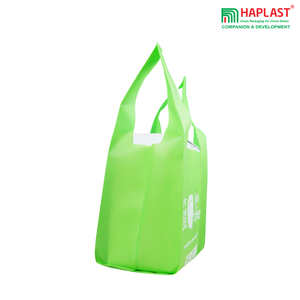 2025 bolsas de compras no tejidas recicladas ecológicas personalizadas PP Impresión de logotipo duradero para uso en exposiciones de supermercados Vietnam - Product Image 2