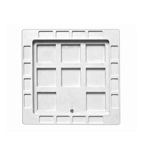 Couvercle de manhole en PRV haute résistance, couvercle d'égout composite en fibre de verre avec cadre, couvercle de drainage robuste pour le drainage routier municipal - Product Image 5