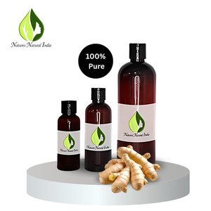 Huile de massage au gingembre naturel d'Inde, huile végétale douce avec extrait d'arnica pour massage corporel, tous types de peau, sûre et douce - Product Image 5