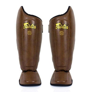 Fairtex PU Shin Guards Hook And Loop Closure Lightweight Adult Sports Leg Protection - Product Image 5