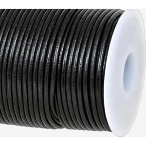 Black Color Natural <b>Leather</b> Cord Durable Finest Quality <b>Leather</b> Cord For Crafting Jewelry Products <b>Bracelets</b> Other Items - Product Image 1