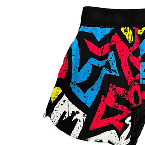 Shorts MMA pour hommes, vêtements de grappling professionnels, matière extensible à séchage rapide, taille confortable, équipement d'entraînement de combat athlétique, export - Product Image 4