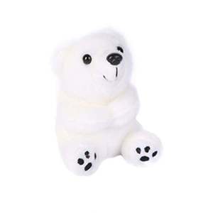 <b>Cute</b> White Polar <b>Bear</b> Plush Toy 11-30cm Soft Stuffed Animal for Kids Unisex - Product Image 1