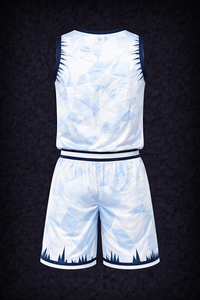 Ensemble de maillots de basket-ball personnalisés en sublimation, séchage rapide, pour équipes de basket-ball - Product Image 2