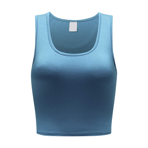 Camiseta sin mangas casual tipo stringer para gimnasio, fitness y moda urbana, camiseta sin mangas premium para mujer - Product Image 4