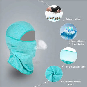 Pasamontañas de Invierno con Logotipo Personalizado OEM, 100% Poliéster, Pasamontañas Sencillo y Cómodo que Cubre Toda la Cara - Product Image 3