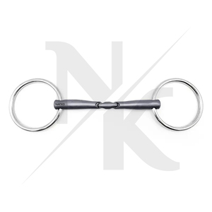 Proveedor de Artículos Ecuestres: Bocado de Titanio con Anillo Suelto y Doble Articulación para Caballos de Competición, Doma y Salto - Product Image 3