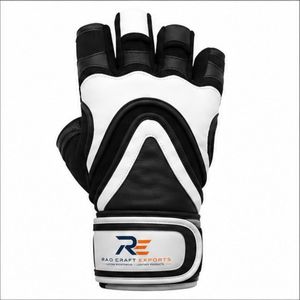 Guantes Deportivos de Medio Dedo de Alta Calidad RAO CRAFT EXPORTS, Material PU, Correa de Muñeca Ajustable, para Gimnasio, Levantamiento de Pesas, Unisex - Product Image 5