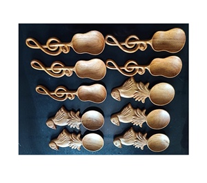 ESPATULA MEZCLADORA DE COCINA DE MADERA CON CUCHARA JUEGO DE REGALO/Cuchara de madera de acacia con asa para cocinar utensilios de cocina vajilla hogar - Product Image 5