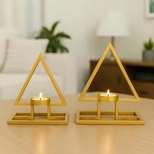 Home Metal Tealight Holder Diwali Decoration Vintage Design Candle <b>Stand</b> Living Room Decor - Product Image 3