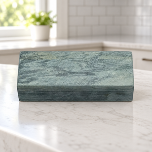 JAYA MATA JM115 Piedra de Afilar Rectangular de Acero al Carbono Gris, Multi-grano, Duradera, Afilador Manual de Cuchillos, Solo Limpieza a Mano - Product Image 1