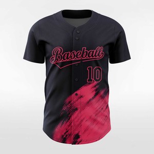 Maillot de baseball rétro sublimé, design vintage personnalisé, impression intégrale, respirant, décontracté, pour le marché européen - Product Image 6