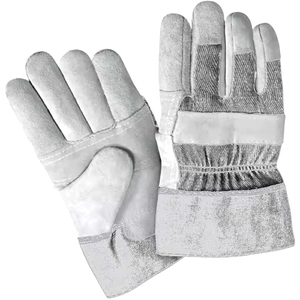 Gants de sécurité en cuir de vachette renforcé de haute qualité certifiés CE, 11 oz, épais, résistants à la chaleur - Product Image 6