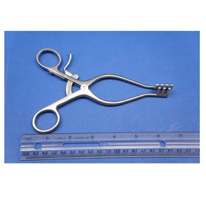 Retractor Metal Med Corporation de 14 cm, 3x4 puntas, instrumento quirúrgico autoclavable para cirugía general, clase I - Product Image 6