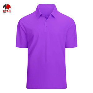 เสื้อโปโลแบบสวมหัวสำหรับผู้ชาย ดีไซน์พิเศษจาก Ryan Pro Gear พร้อมโลโก้สั่งทำ สีพื้น - Product Image 4