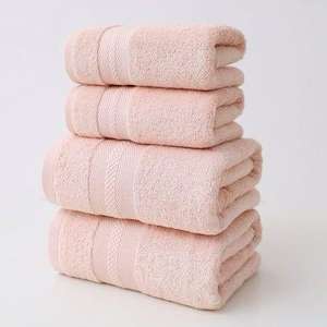 High Absorbent Quick Dry Woven Eco-Friendly Microfiber <b>Striped</b> Bath <b>Towel</b> Set Soft Cabana Style Beach <b>Towels</b> Hotel Bathroom - Product Image 1