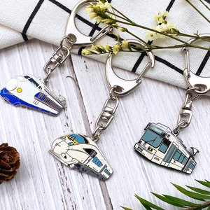 Hard Enamel <b>Keyring</b> <b>Cute</b> Gold Plated Custom Keychain Cheap Metal Key holder Ring, Marktex - Product Image 6