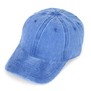 หมวกเบสบอลอะคริลิคสไตล์อเมริกันแบบวินเทจ ล้างทำความสะอาดได้ ระบายอากาศได้ดี พิมพ์ลายแบบรีดร้อน 5 แผง แบบทำเก่า - Product Image 5