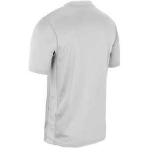 T-shirt en tricot à manches courtes pour homme, coupe classique, couleur unie, col rond, style décontracté, blanc - Product Image 2