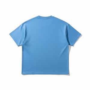 Camiseta de manga corta para hombre Archive Blue, cuello redondo, corte holgado, 100% algodón jersey, estilo casual urbano, anti-bolitas, anti-arrugas - Product Image 4