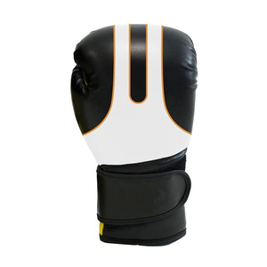 Gants de boxe MMA en cuir synthétique de qualité supérieure avec fermeture à lacets et support pour les poignets pour l'entraînement unisexe, le sparring et l'utilisation en salle de sport - Product Image 1