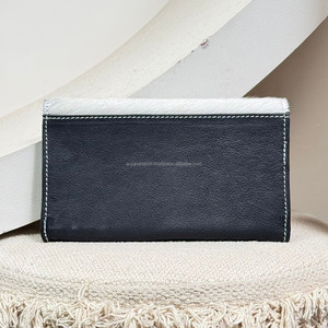 2025 fabricantes de moda diseñador Premium de lujo tarjetero monedero largo cuero mecanizado a mano carteras triples para mujer - Product Image 5