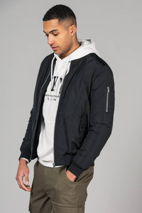 Veste matelassée à col montant en toile pour homme, grande taille, poche passepoilée, streetwear, col haut, vente chaude, vêtements d'extérieur chauds pour l'hiver - Product Image 6