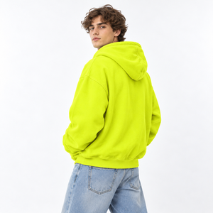 Sweat à capuche zippé en coton pour hommes, 400 GSM, fermeture éclair métallique, manches raglan, broderie personnalisée, fabrication ODM de sweats à capuche zippés - Product Image 5
