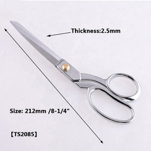 Tijeras de Costura Profesionales de Grado Industrial, Resistentes, con Hoja Afilada de Acero Inoxidable, Recubrimiento Plateado de Aleación de Zinc - Product Image 5