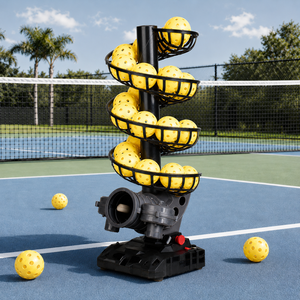 Macchina per Allenamento Pickleball, Velocità Regolabile, Traiettoria Variabile, Lanciatore Automatico <span class=keywords><strong>di</strong></span> Palline, Allenatore per Esercizi Individuali per Bambini e Adulti - Product Image 4