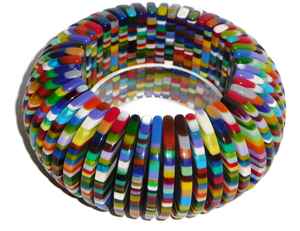 Branded Customized Top Quality Handcrafted Customized Color Resin Fashion Jewelry Strand <b>Bracelet</b> for Women From India. - Product Image 1