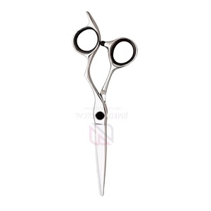 Tijeras de Corte de Cabello de Alta Calidad |   Cuchillas de acero inoxidable, soporte para dedos, anillo de goma |   Para uso en salón, papel recubierto para cortes precisos - Product Image 6