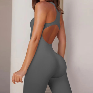 Mono de yoga de una pieza para mujer, personalizado, de invierno, negro, sexy, de manga larga, de elastano, ecológico, de cintura alta, ajustado y con cuello alto. - Product Image 5