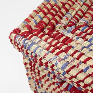 Rectangular seagrass <b>basket</b> with stitching Handmade <b>Storage</b> <b>Basket</b> Wholesale eco-friendly Made Viet Nam - Product Image 4