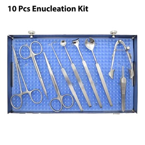 Juego de 10 Instrumentos Oftálmicos para Enucleación, de Acero Inoxidable, Reutilizables, para Cirugía Ocular, con Estuche de Almacenamiento - Product Image 4