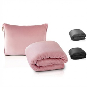 Dual-use Pillow Travel <b>Blanket</b> with Armrest Office Sofa Nap Pillow Portable Travel <b>Blanket</b> with Hook Throw <b>Blanket</b> - Product Image 1