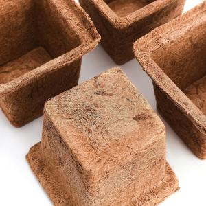 Pots en fibre de coco écologiques, pots de pépinière biodégradables, pots à semis, pots de germination, DESIGN, pot suspendu en fibre de coco pour fleurs - Product Image 5