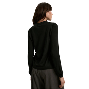 Suéter de Punto con Cuello en V para Mujer, Suave y Ligero, de Manga Larga, Elegante, Informal, para Invierno y Otoño - Product Image 4