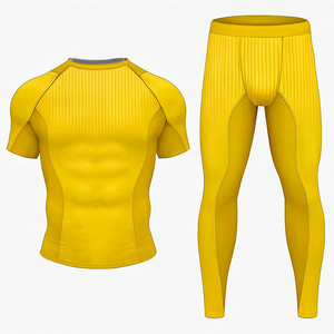 Combinaisons de compression d'hiver respirantes et imprimées de qualité supérieure en gros – Vêtements de sport unisexes légers et professionnels pour l'entraînement - Product Image 3