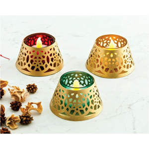 Support mural rond en fer noir pour bougies chauffe-plat avec accroche-corde, style industriel, support à bougies géométrique, décoration d'intérieur, artisanat artistique - Product Image 4