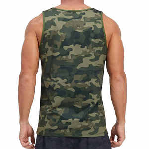 เสื้อกล้ามผู้ชายสั่งทำพิเศษ ใส่สบาย บริการ OEM ระบายอากาศได้ดี ราคาขายส่ง สีพื้น - Product Image 3